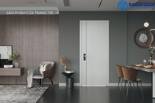 Sản phẩm cửa gỗ composite trang trí