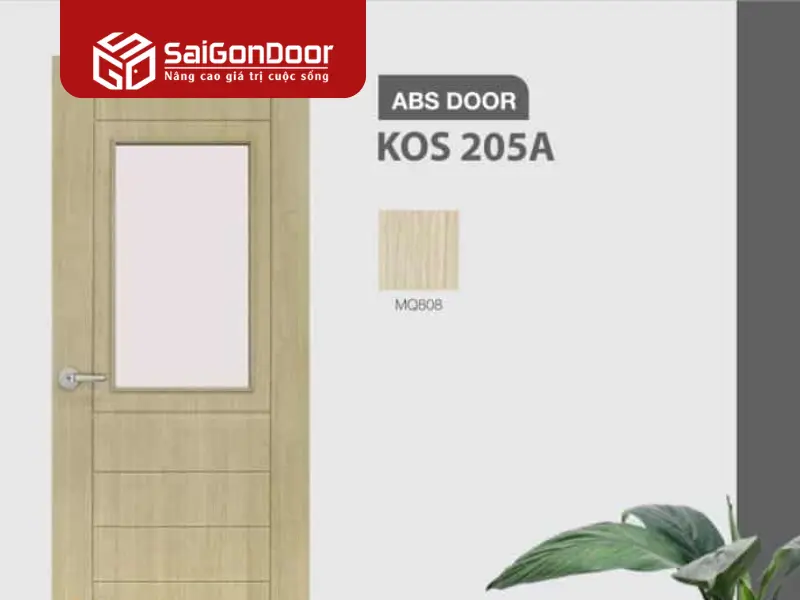 Ưu điểm của cấu tạo cửa nhựa ABS