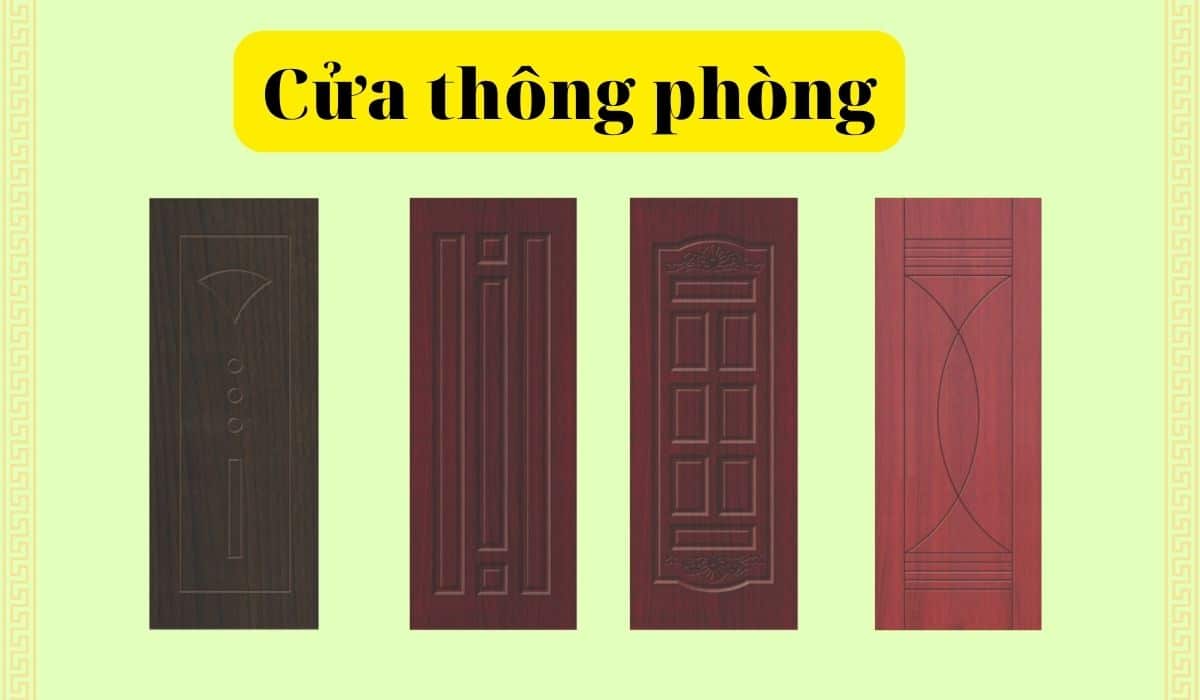 Ứng dụng lắp đặt cho cửa thông phòng