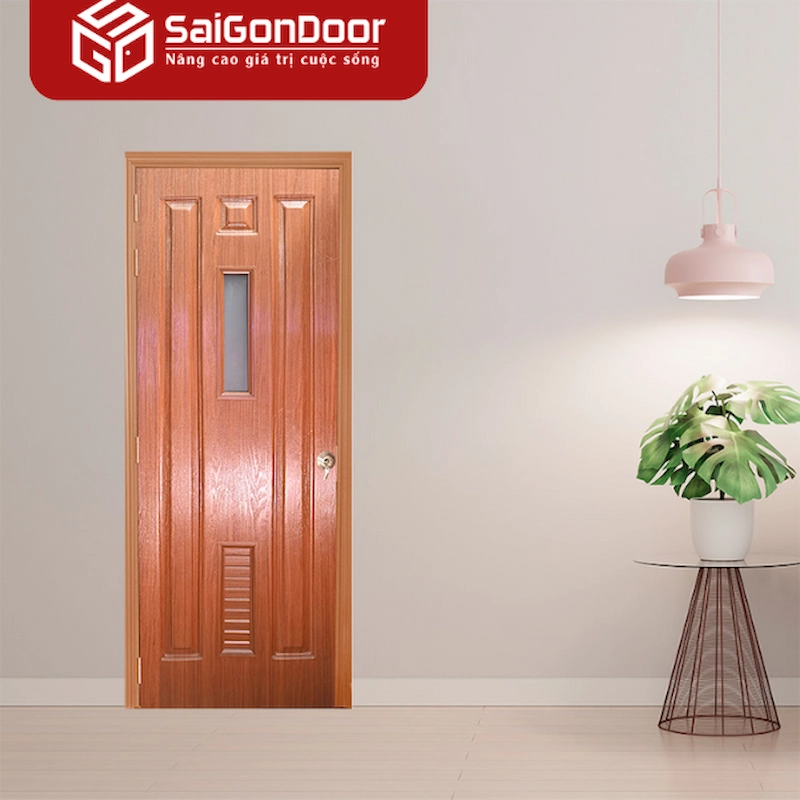 cửa toilet nhựa giả gỗ