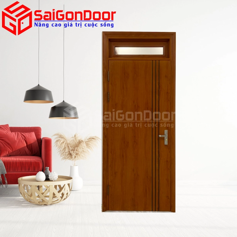Cửa Thép Vân Gỗ SGD-KM.TVG-1C-37n