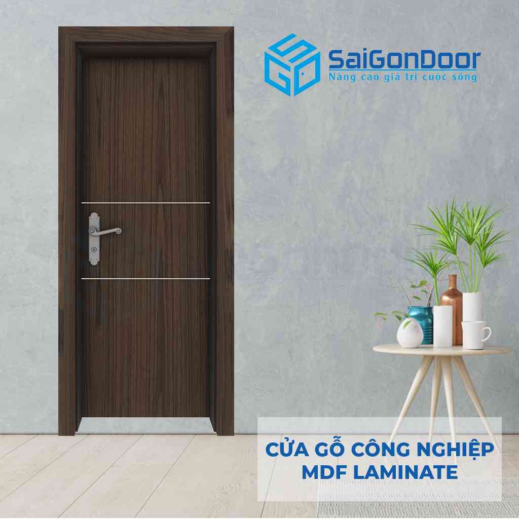 Cửa gỗ ngăn cháy MDF Laminate P1R2bs SGD