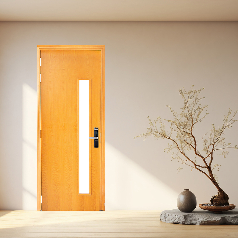 Cửa Gỗ MDF Veneer P1GL-OAK