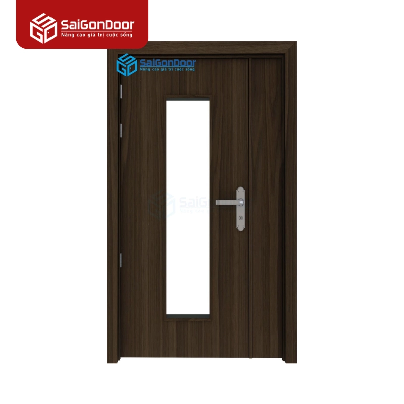 Cửa gỗ công nghiệp MDF Laminate 2P1G1
