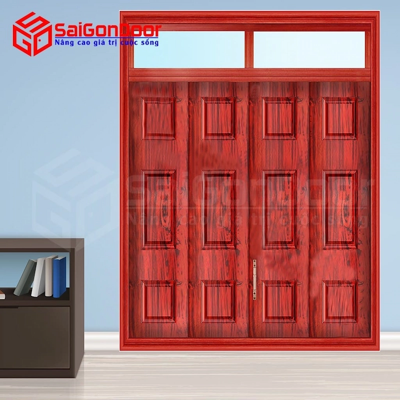 Cửa thép vân gỗ TVG-CS4H11. D