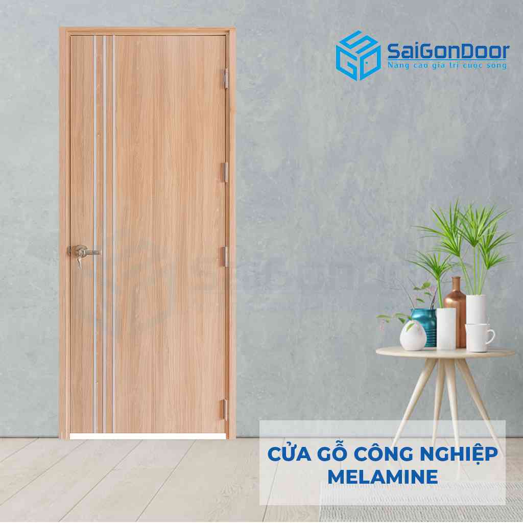 CỬA GỖ CÔNG NGHIỆP MDF MELAMINE P1R3