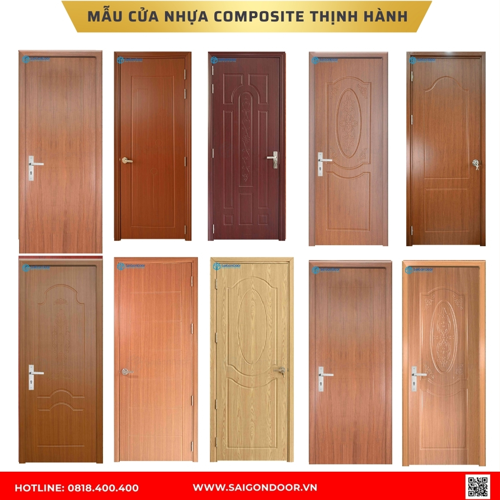 Mẫu cửa nhựa conposite Tây Ninh