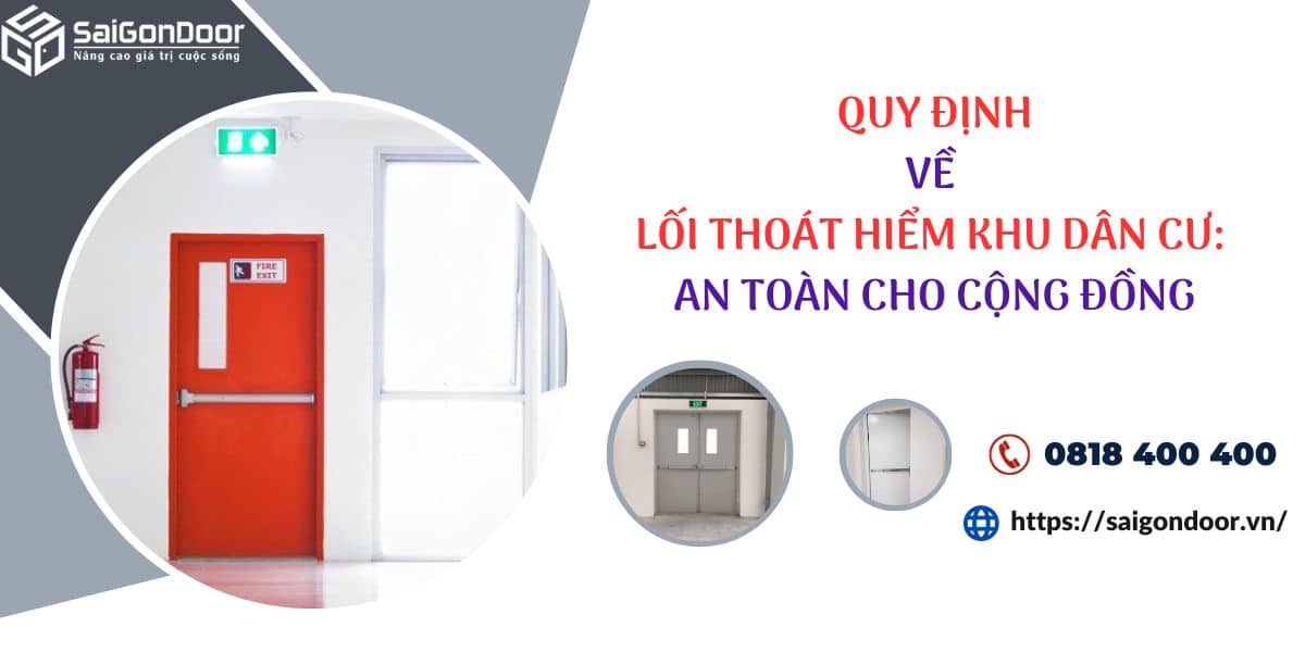 Quy Định Về Lối Thoát Hiểm Khu Dân Cư: An Toàn Cho Cộng Đồng