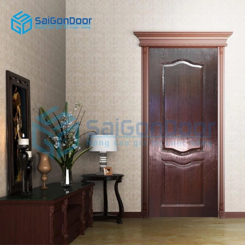Cửa gỗ HDF Veneer 2A-CAM XE