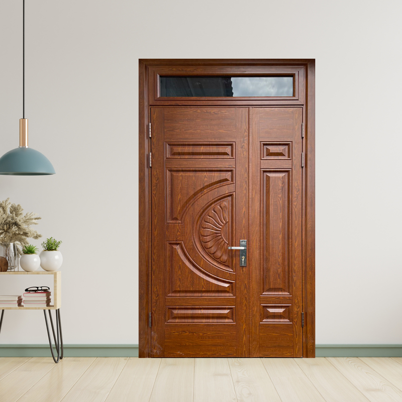 Cửa Thép Vân Gỗ SGD-KM.TVG-2CL-9