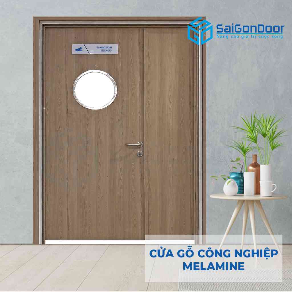 CỬA GỖ CÔNG NGHIỆP MDF MELAMINE P2G0