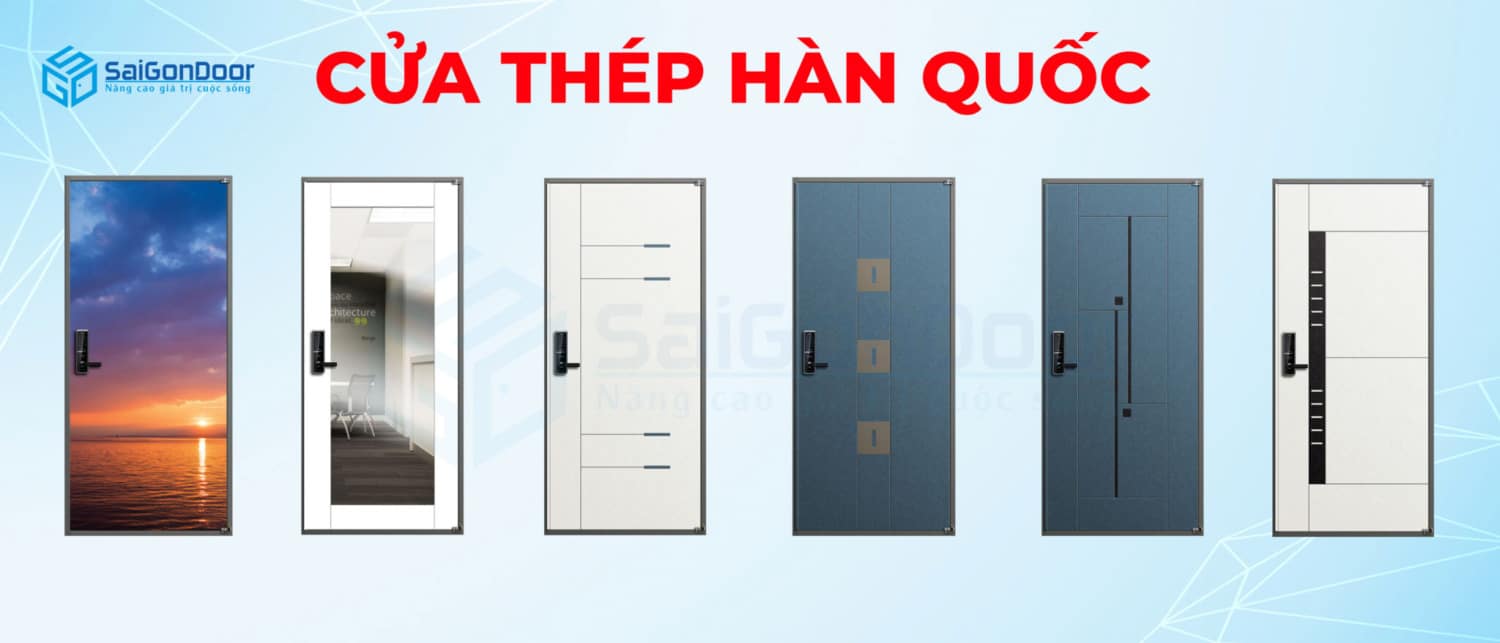 Lựa chọn màu sắc cửa thép Hàn Quốc phù hợp