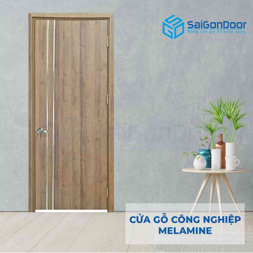 CỬA GỖ CÔNG NGHIỆP MDF MELAMINE P1R2-2