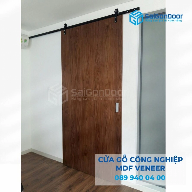 Các mẫu cửa gỗ MDF lùa phổ biến và ứng dụng