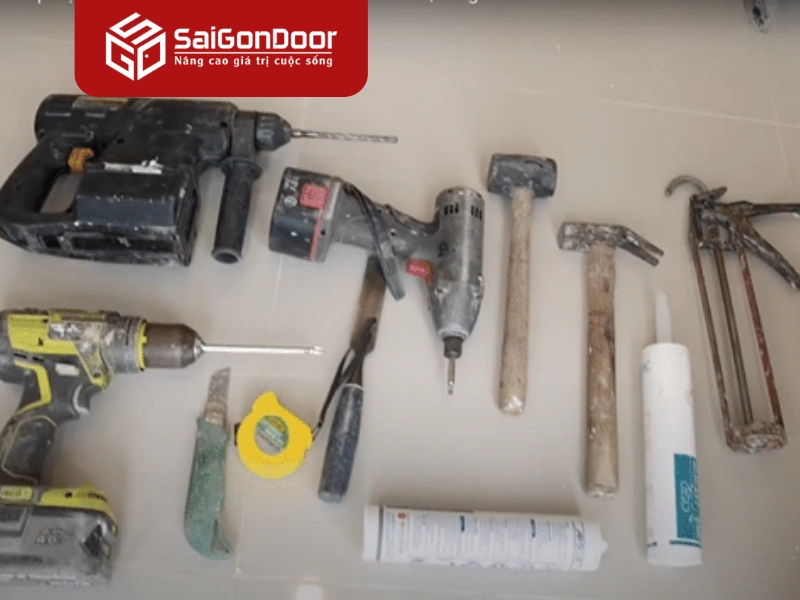 Các dụng cụ cần chuẩn bị để lắp đặt