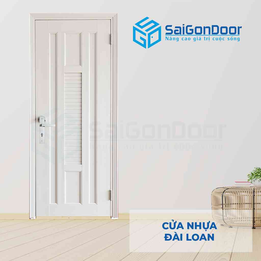 Mẫu cửa nhựa vân gỗ Đài Loan YW-21