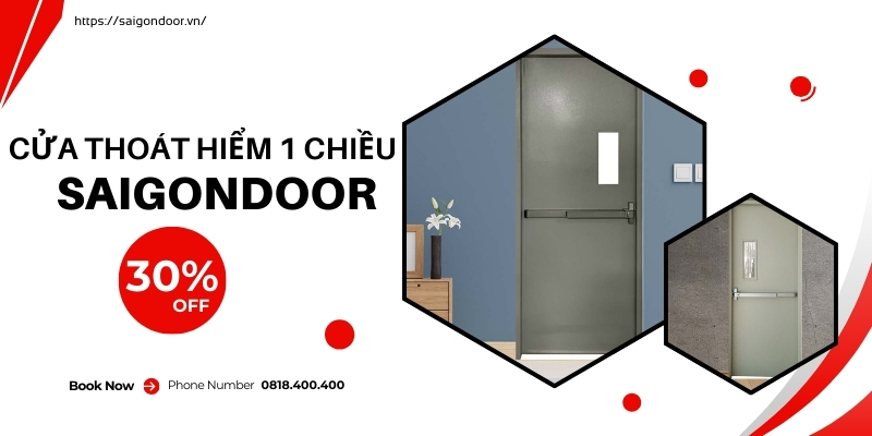 Bảng báo giá cửa thoát hiểm 1 chiều chi tiết 