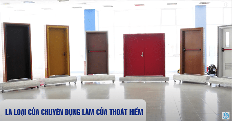 Cửa thép chống cháy SaiGonDoor có dự đa dạng về thiết kế, màu sắc