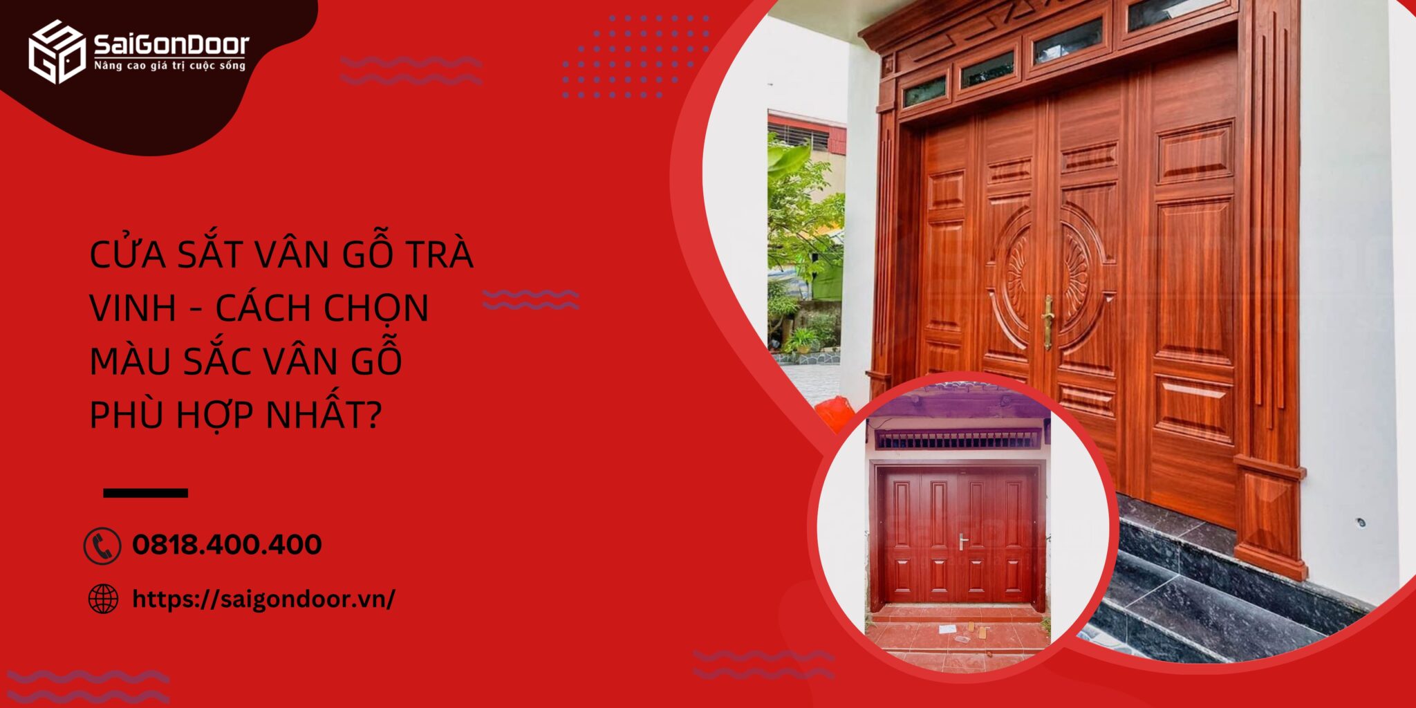 Cửa Sắt Vân Gỗ Trà Vinh – Cách Chọn Màu Sắc Vân Gỗ Phù Hợp Nhất?