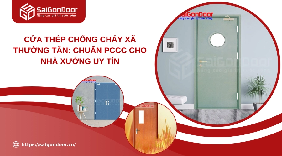 Cửa Thép Chống Cháy Xã Thường Tân: Chuẩn PCCC Cho Nhà Xưởng Uy Tín