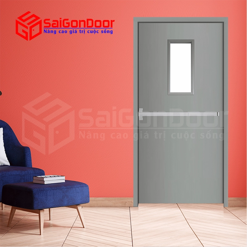 Cửa thép chống cháy TCC-P1G2