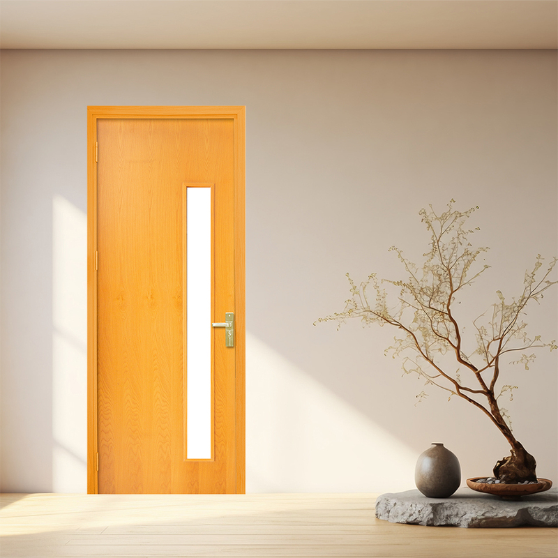 Cửa Gỗ MDF Veneer P1G-XOAN DAO
