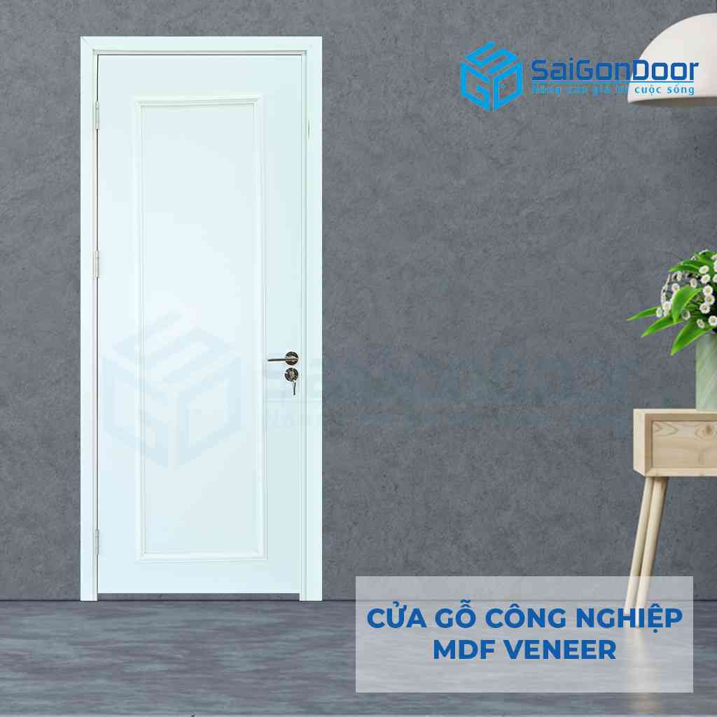 CỬA GỖ CÔNG NGHIỆP MDF VENEER 1PN