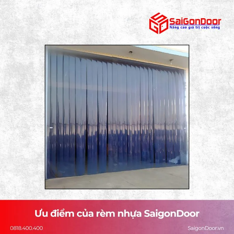 Ưu điểm của rèm nhựa SaigonDoor