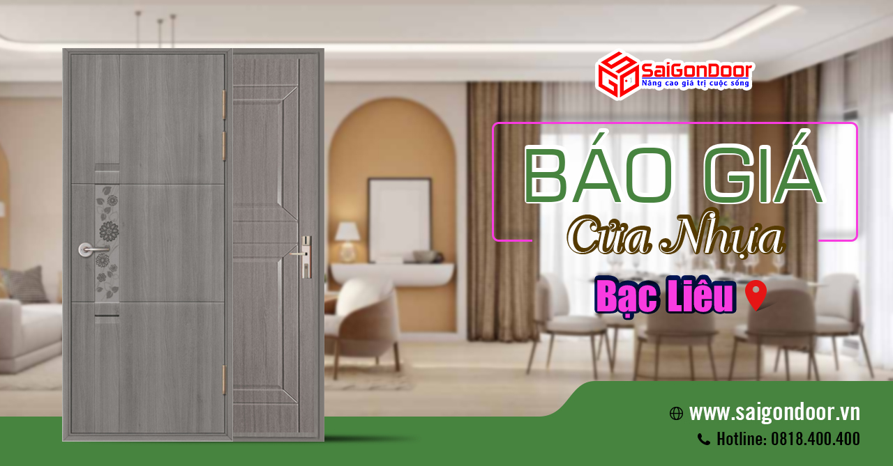 Bảng Giá Cửa Nhựa Bạc Liêu, Cửa Nhựa Cao Cấp Bạc Liêu