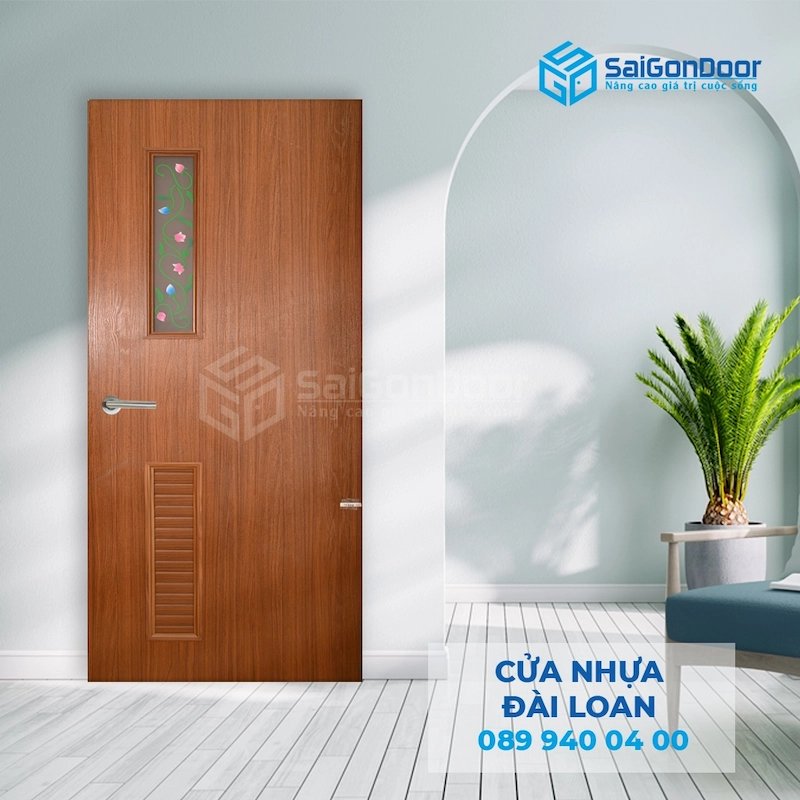 Cửa nhựa Đài Loan là loại cửa được sản xuất từ vật liệu nhựa tổng hợp