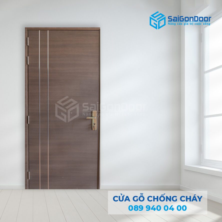 Cửa gỗ chống cháy 