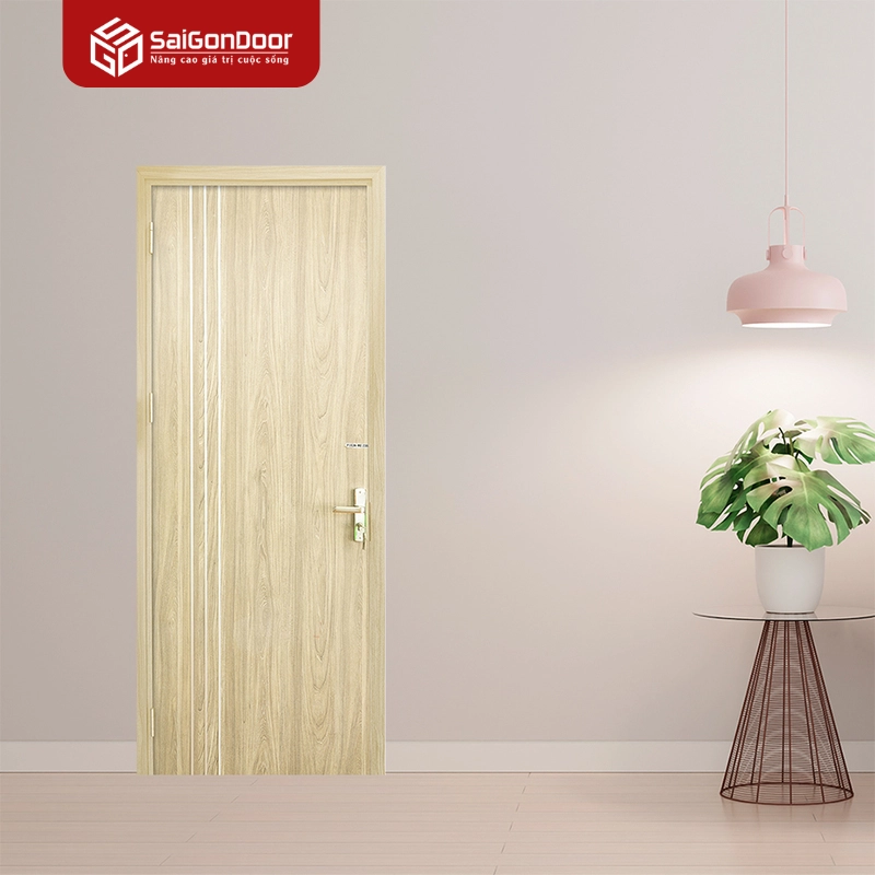 Ứng dụng và cách phối hợp cửa gỗ MDF màu gỗ tự nhiên với nội thất 