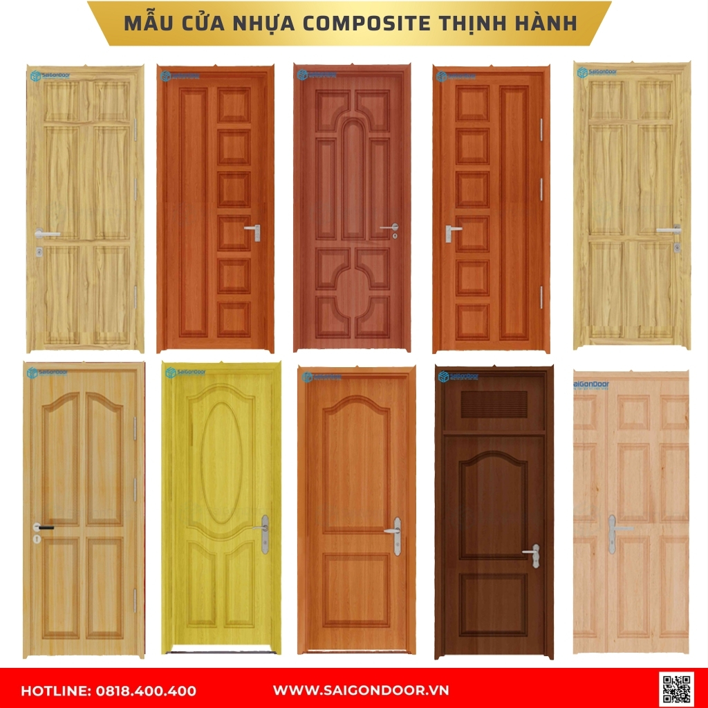 Mẫu cửa nhựa conposite Tây Ninh