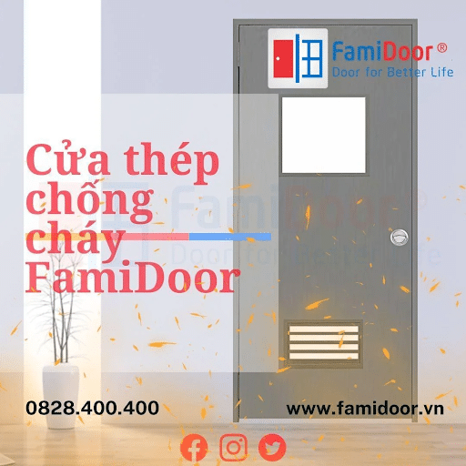 Famidoor mang đến một loạt các mẫu cửa thép chống cháy với đa dạng kiểu dáng