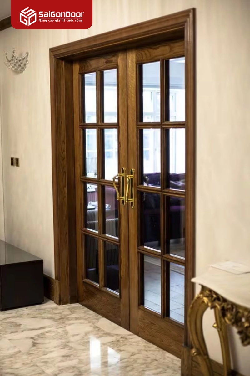 Sài Gòn Door – Đơn vị sản xuất và lắp đặt cửa nhôm giả gỗ chuyên nghiệp