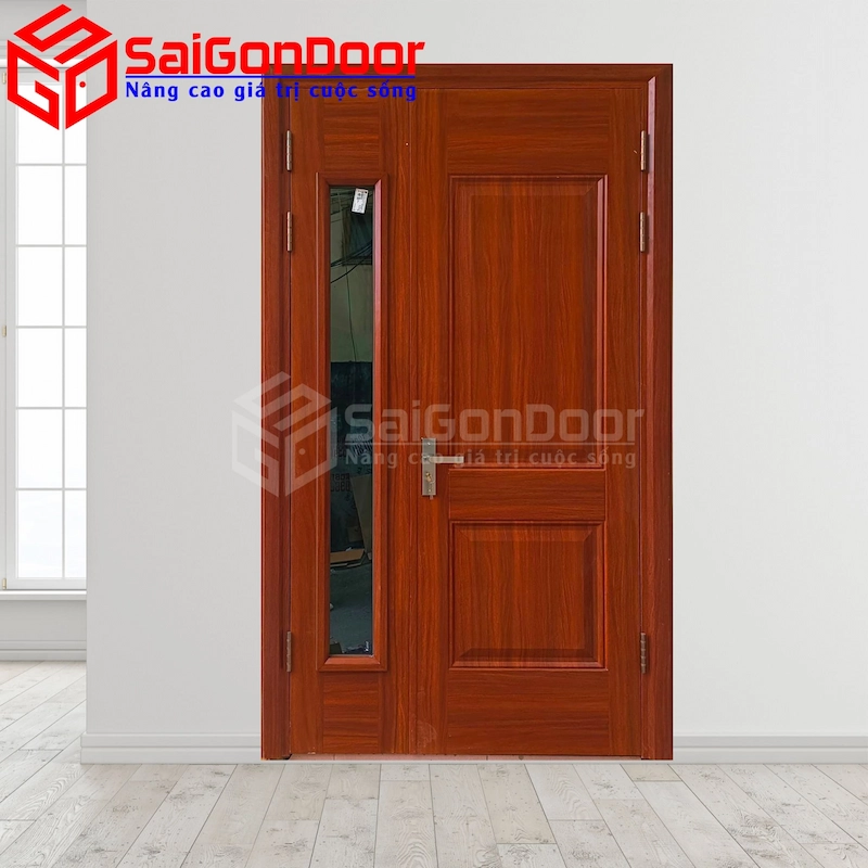 Cửa thép vân gỗ SGD-KM.TVG-2CL-2
