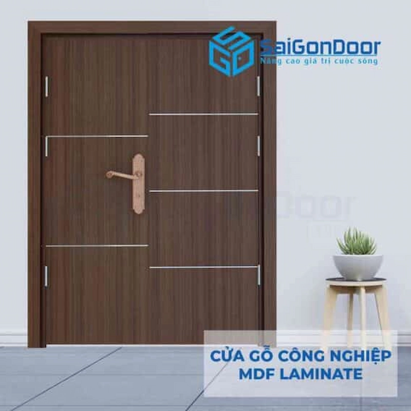 cửa nhựa giả gỗ 2 cánh