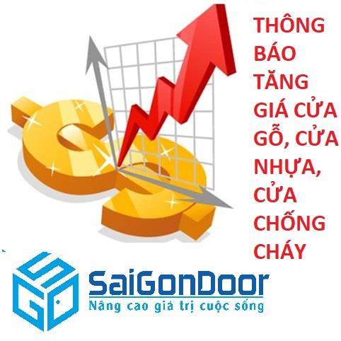 THÔNG BÁO TĂNG GIÁ BÁN CỬA GỖ, CỬA NHỰA, CỬA CHỐNG CHÁY NĂM 2021