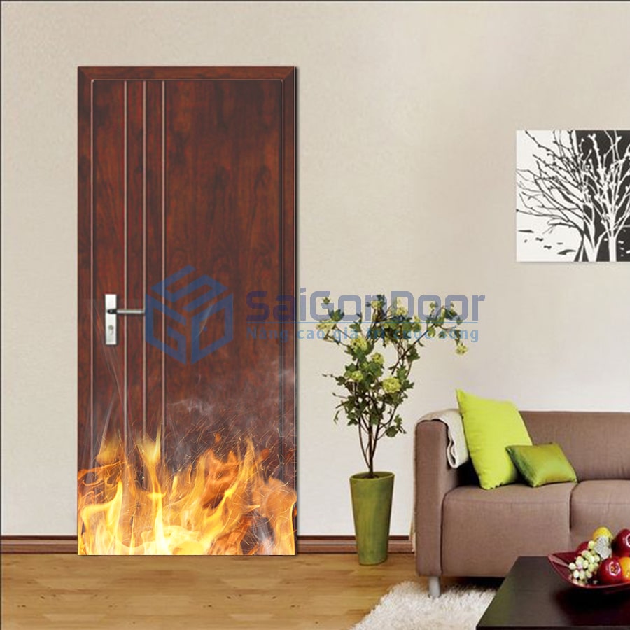 Cửa gỗ chống cháy 90 phút Cửa gỗ chống cháy 90 phút