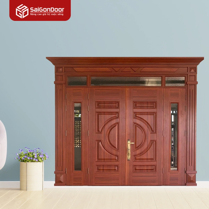 Cửa thép vân gỗ SGD-KM.TVG-4C.20