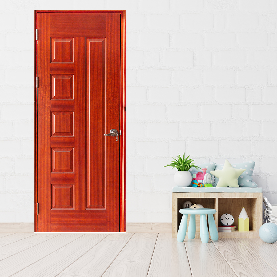 CỬA GỖ PHÒNG NGỦ PN HDF Veneer 6A Cam xe