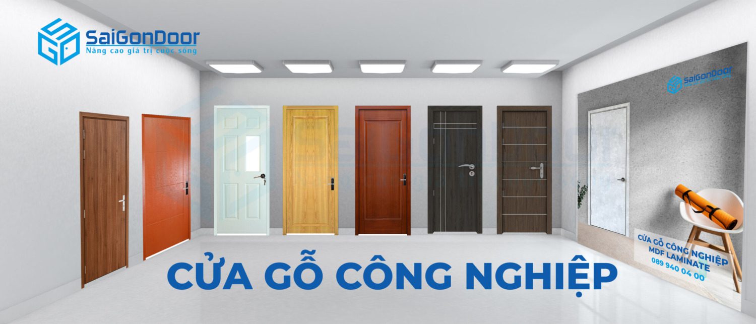 Những mẫu cửa gỗ công  nghiệp hiện đại đang rất được ưa chuông năm 2021