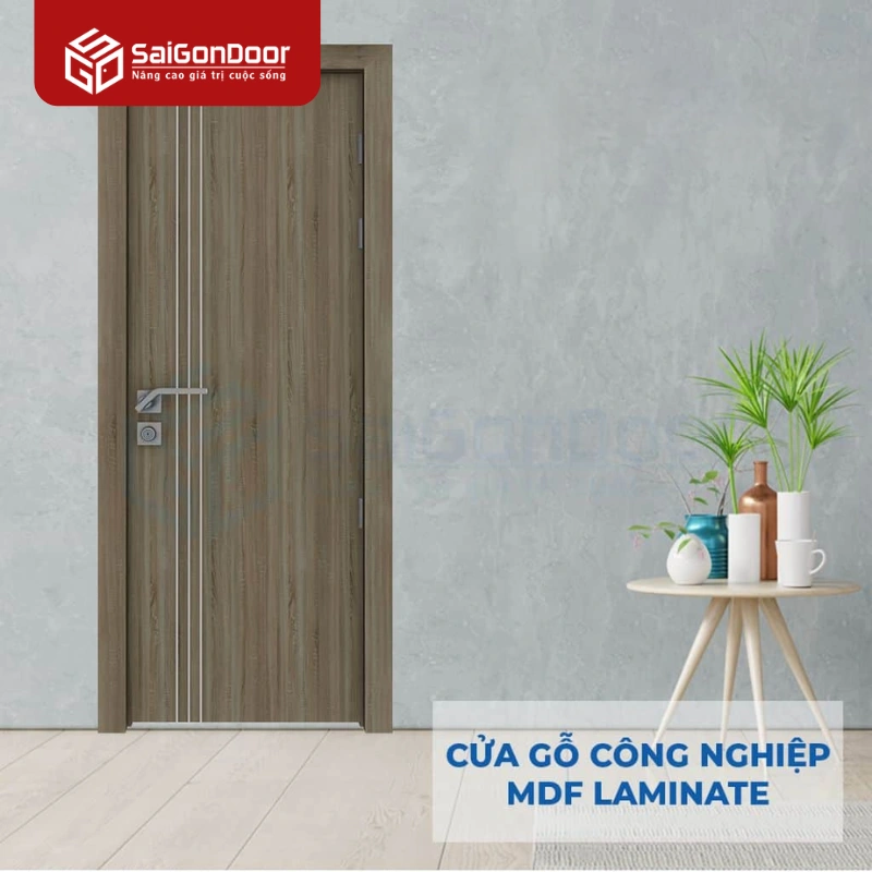 Cửa gỗ công nghiệp MDF Laminate P1R3