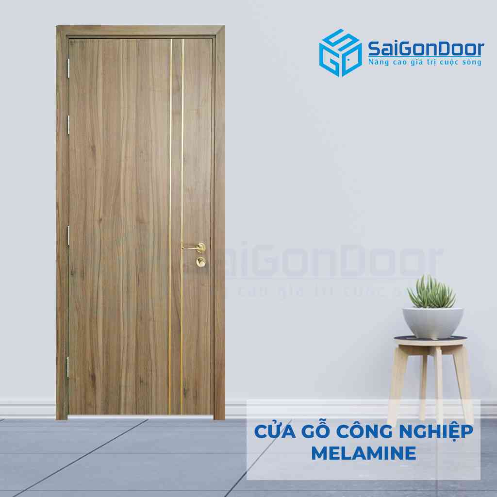 CỬA GỖ CÔNG NGHIỆP MDF MELAMINE P1R2