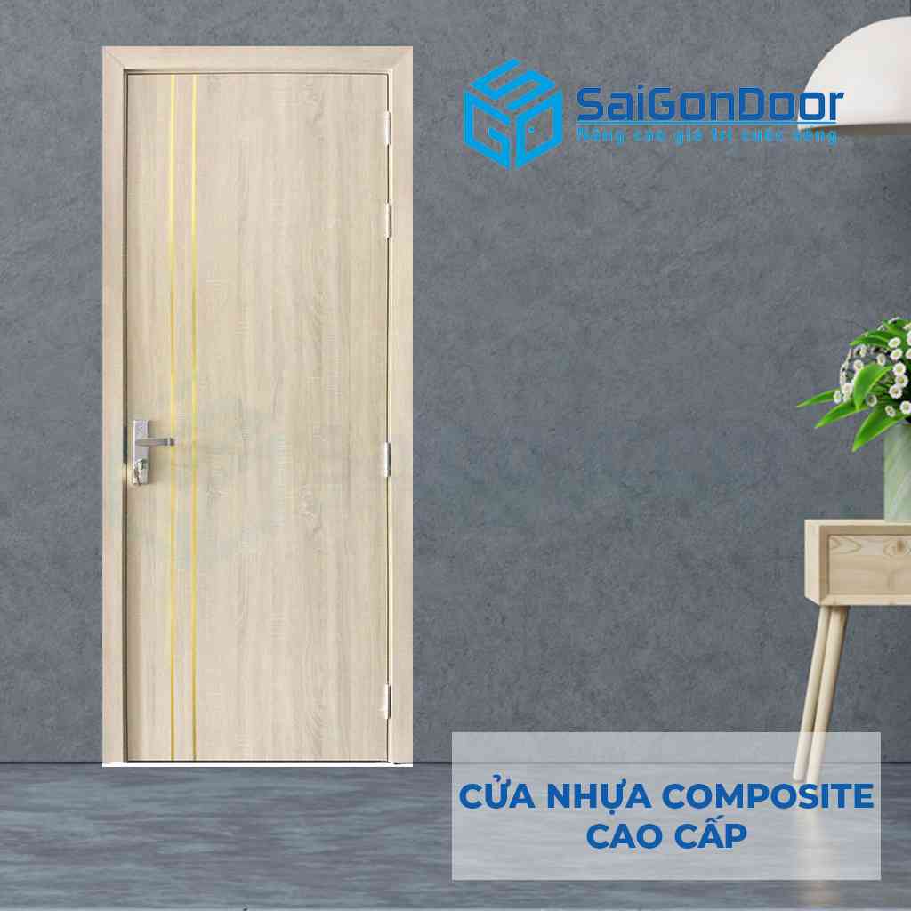 Cửa gỗ composite P1R2 SGD