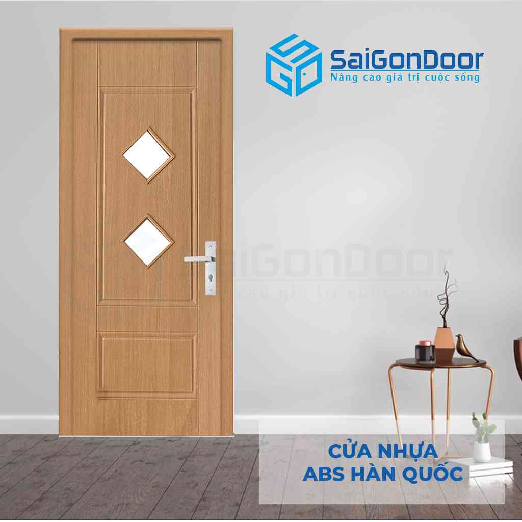 Mẫu cửa nhựa cao cấp ABS Hàn Quốc KOS 104B-MQ808