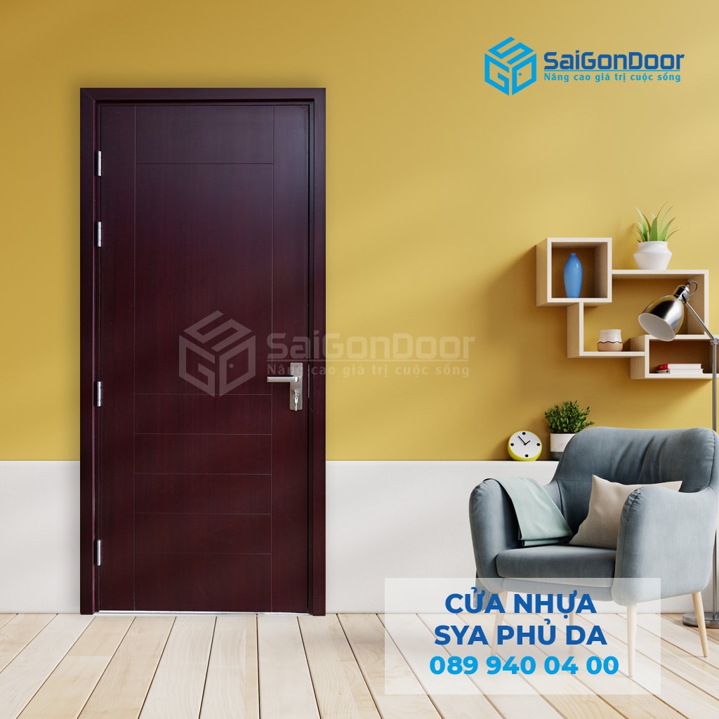 Cửa nhựa composite chịu nước tốt thích hợp làm cửa nhà vệ sinh