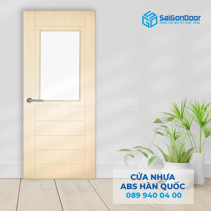 các mẫu cửa nhựa giả gỗ