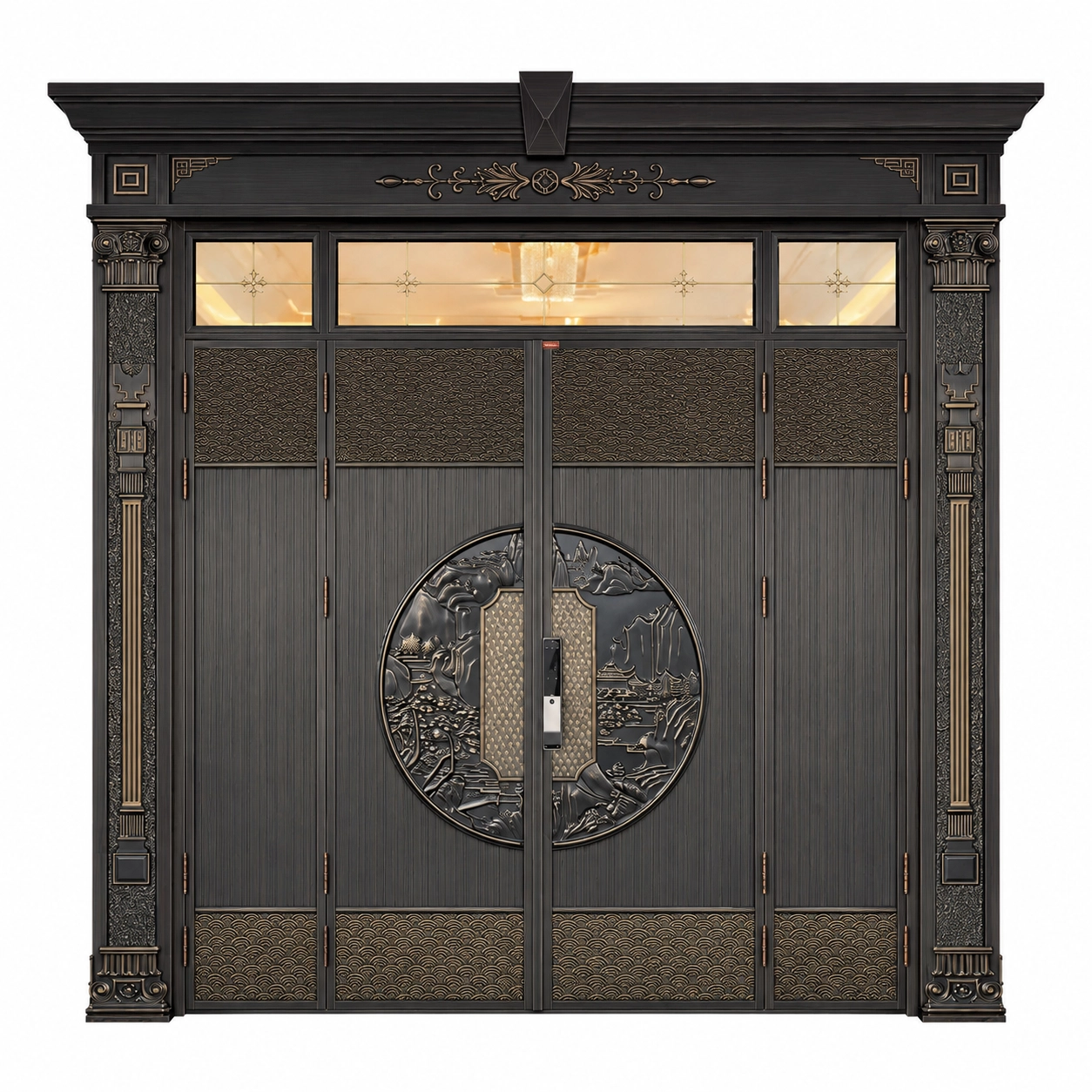 Cửa Nhôm Vân Gỗ SGDNVG-05