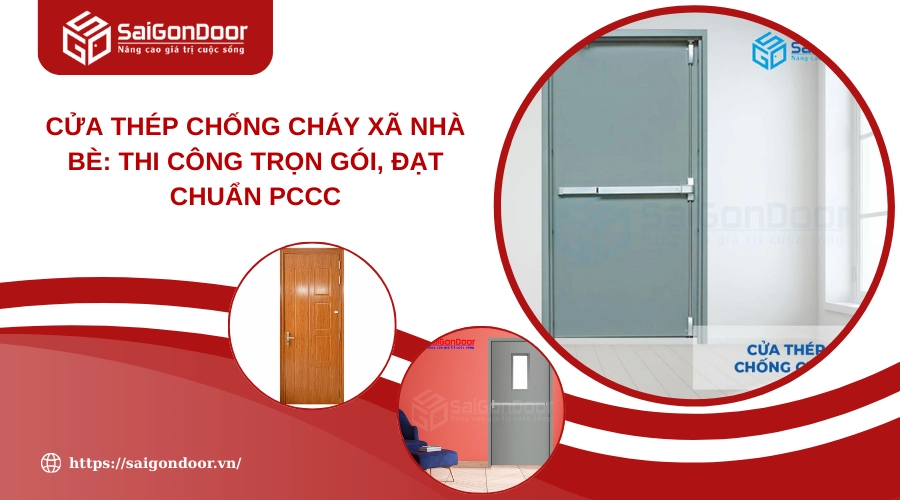 Cửa Thép Chống Cháy Xã Nhà Bè: Thi Công Trọn Gói, Đạt Chuẩn PCCC